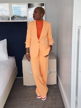 DKNY Tangerine 2-Piece Suit